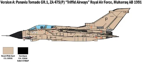 Miniatura 7 de Italeri 2783S-1:48 Tornado Size 1/IDS-Gulf War, Modelo, Unlackiert