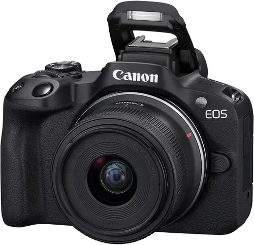 Miniatura 8 de Canon Kit de cámara sin espejo EOS R50 - Cámara APS-C RF con lente de 0.709-1.772 in, video 4K, AF II de doble píxel y pantalla táctil de ángulo