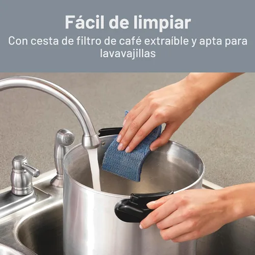 Miniatura 6 de Hamilton Beach Urna de café de preparación rápida de 45 tazas y dispensador de bebidas calientes, 40521