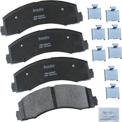 Miniatura 222 de Pastillas de freno delanteras cerámicas Bendix Priority1 CFC2302 para Hyundai Elantra 2021, Sonata 2022-2020, Kia K5 2023-2021