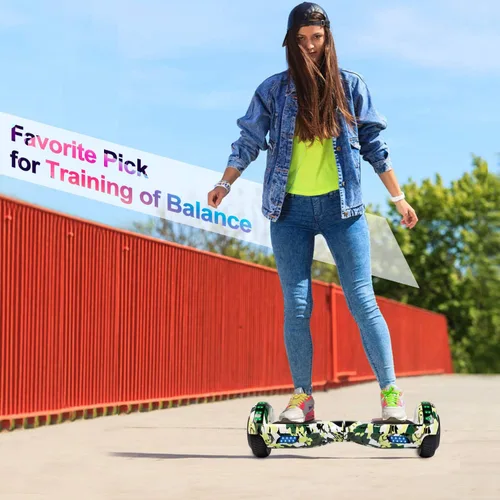 Miniatura 7 de FLYING-ANT Hoverboard - Hoverboard de 6.5 pulgadas con Bluetooth y luces LED intermitentes, Hover Board para niños y adolescentes