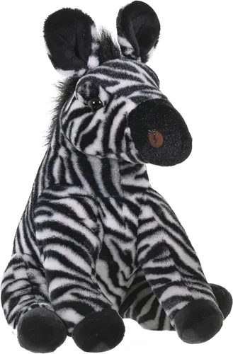 Wild Republic Peluche de cebra, animal de peluche, regalos para niños, Cuddlekins de 12 pulgadas, multicolor