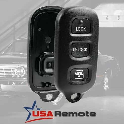 Miniatura 2 de Llavero con carcasa y almohadilla de repuesto para llave de entrada sin llave compatible con Toyota 1999-2009 4Runner / 2001-2008 Sequoia