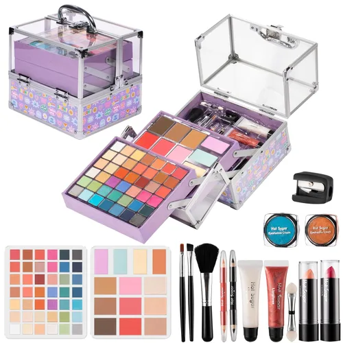 Miniatura 8 de Hot Sugar Kit de maquillaje para adolescentes para niñas de 13 a 15 años, kit de maquillaje para niños, juego de regalo de maquillaje para fiestas