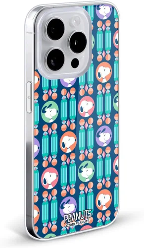 Miniatura 2 de Head Case Designs Snoopy Deco Dreams - Funda de gel suave con licencia oficial de Peanuts Blue Pattern compatible con Apple iPhone 7 Plus/iPhone 8