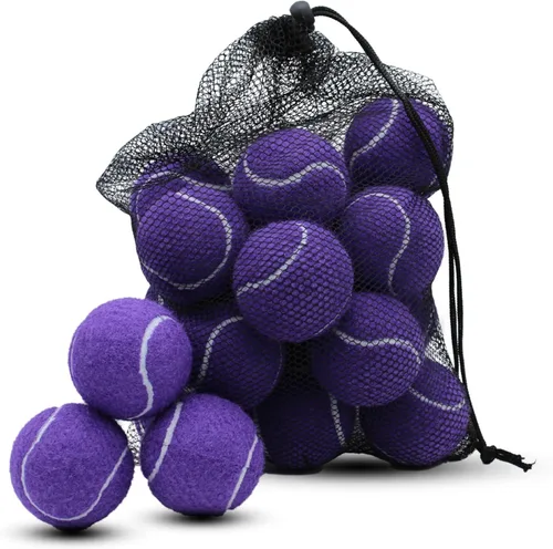 Miniatura 15 de Swingers Pelotas de tenis, pelotas de ejercicio de entrenamiento para mascotas, pelotas de tenis de práctica de alta elasticidad para principiantes