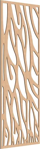 Miniatura 162 de 9 3/8"W x 24 3/8"H x 1/4"T Bristol Decorativos Paneles de Pared de Madera Calado, Cereza