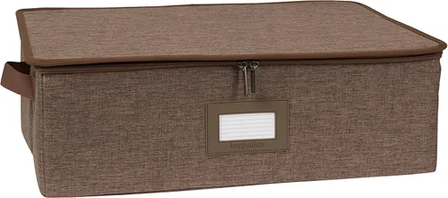 Miniatura 116 de Covermates Keepsakes - Juego de cajas de almacenamiento con cierre de cremallera, paquete de 3 cubos organizadores de poliéster resistente, diseño