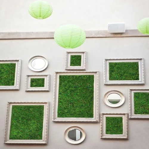 Miniatura 6 de FAICOIA Camino de mesa de musgo, rollo de musgo verde para jardines de hadas, decoración de mesa de bosque, musgo seco para manualidades, 16 x 118