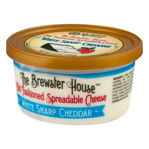 Miniatura 6 de Brewster House - Crema de queso cheddar blanco afilado - 10 oz.