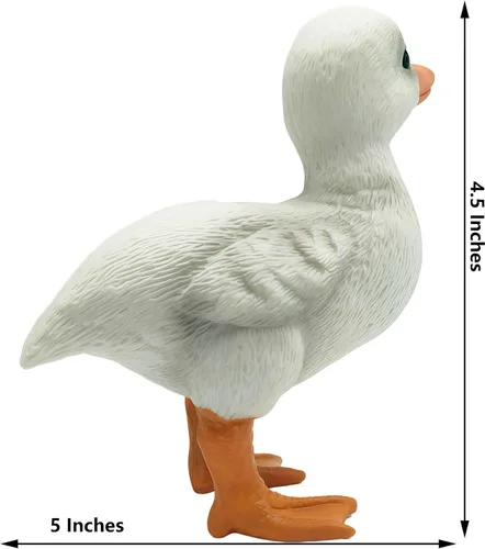 Miniatura 9 de Figuras realistas de animales de granja de patos de goma, figuras de animales de pato para juguetes de niños, juguetes de baño y para recuerdos