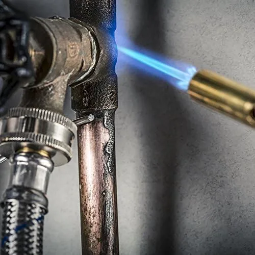 Miniatura 5 de Cabezal de antorcha de propano Bernzomatic, para usos básicos UL2317, tubo de bronce