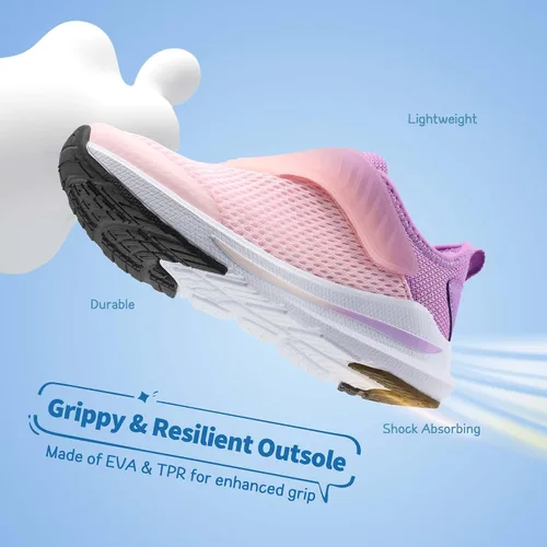 Miniatura 4 de DREAM PAIRS Zapatillas deportivas para niños y niñas, tenis para correr y correr para niños pequeños y grandes