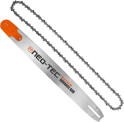 NEO-TEC 28 pulgadas laminado motosierra guía barra sierra cadena Combo 3/8 paso 92DL para Oregon 248RNDD009 apto para Husqvarna 372XP G372XP NH872