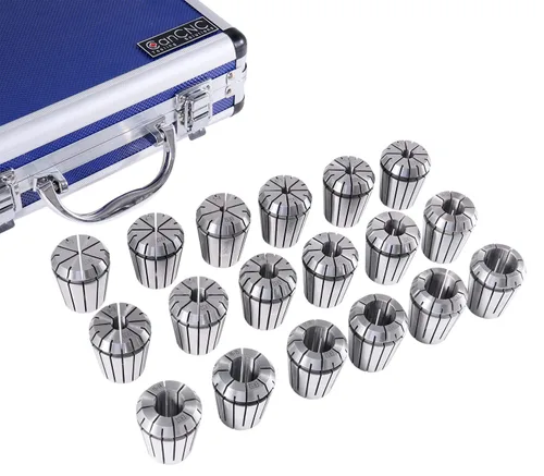 Miniatura 5 de Accusize Industrial Tools Juego de pinzas Er-32 de 0.118 in a 0.787 in por 0.039 in, 18 unids/juego en caja de aluminio fuerte ajustada, 3350-0585