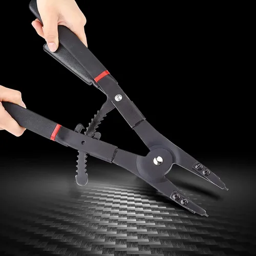 Miniatura 5 de Watris Veiyi 2 piezas de alicates de anillo a presión resistentes, juego de alicates de anillo de 16", alicates de anillo a presión internos