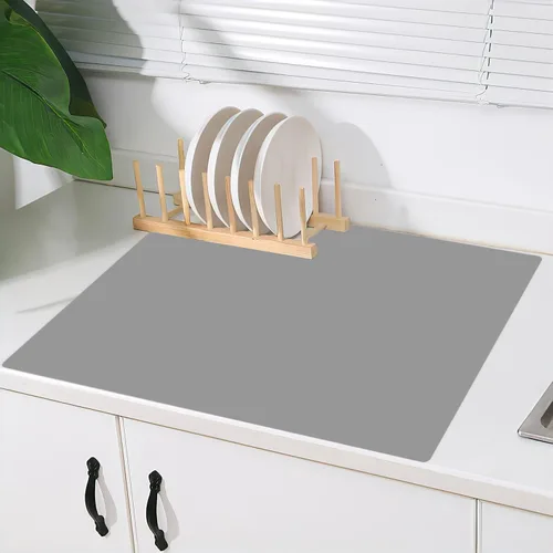 Miniatura 12 de Tapete de silicona súper grande, 120 x 24 pulgadas, tapete de silicona para encimera de cocina, tapete antideslizante resistente al calor, tapete