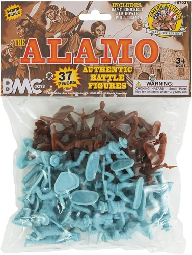 Miniatura 8 de BMC The Alamo Plastic Army Men - Figuras de soldado de 37 piezas de Texas vs. Mexico