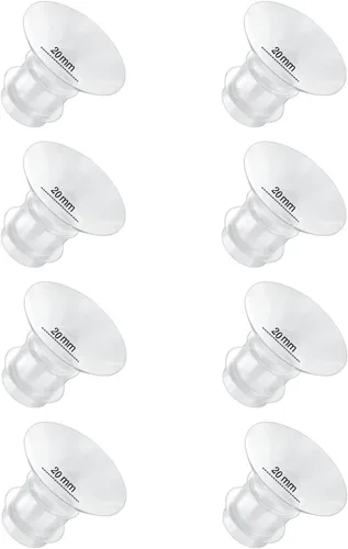 Miniatura 12 de Insertos de brida 19mm 8 piezas Compatibles con Momcozy S12 pro/S9 pro/S9/S10/S12/Medela/TSRETE/Spectra/Bellababy etc. Sacaleches portátil de 24mm