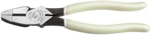 Klein Tools D20009NEGLW Alicates de Corte Lateral para Electricistas, Fabricado en EE. UU., Corta ACSR, Tornillos, Clavos, Alambre Duro, Alicates de