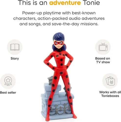 Miniatura 4 de Tonies Figura de juguete de audio de mariquita de Miraculous