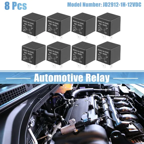 Miniatura 2 de X AUTOHAUX 2 unids Relé de coche 4 Pin 12V 40Amp SPST Modelo JD2912-1H-12VDC 40A 14VDC Interruptor de relé automotriz