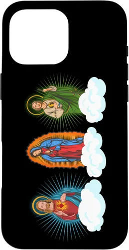 Miniatura 18 de iPhone 11 Pro Max Jesús, Virgen María y San Judas Tadeo En Nubes Caso