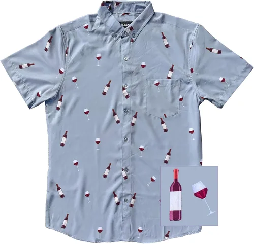Miniatura 97 de Molokai Surf - Camisas hawaianas de manga corta con botones y corte ajustado