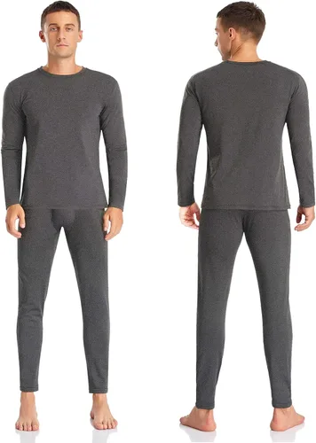 Miniatura 2 de SIMIYA Thermal Underwear Set for Men Long Johns with Fleece Lined