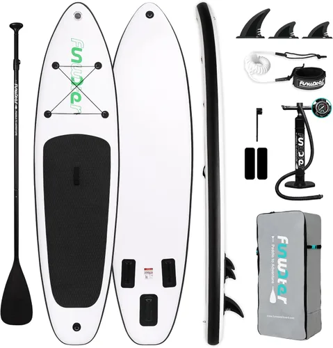 Miniatura 12 de FunWater Inflatable Ultra-Light Stand Up Paddle Board for All Skill Levels with Premium SUP Paddleboard Accessories,Non-Slip Comfort Deck for Youth