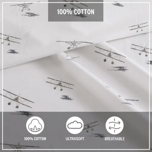 Miniatura 149 de Eddie Bauer - Juego de ropa de cama de percal de algodón, decoración fresca y elegante para el hogar, sábanas de tamaño King