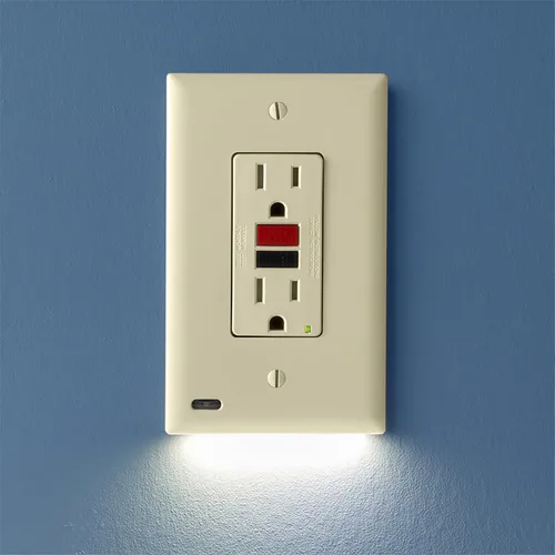 Miniatura 12 de SnapPower Guidelight, placa cobertor de salida con luces de noche LED