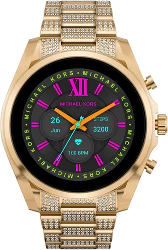 Miniatura 7 de Michael Kors - Reloj inteligente con pantalla táctil Gen 6 con altavoz, frecuencia cardíaca, oxígeno en la sangre, GPS, pagos sin contacto