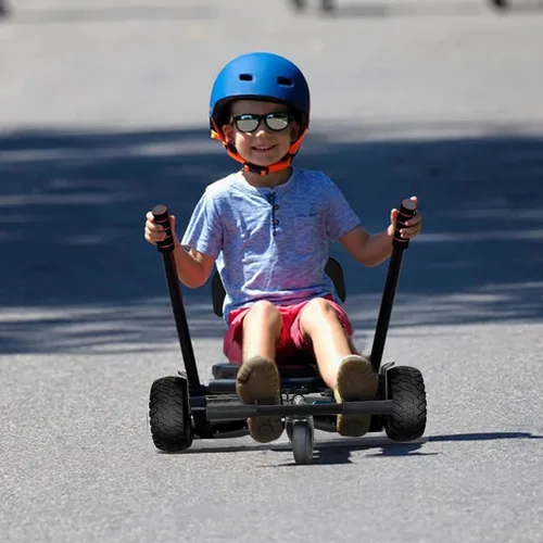 Miniatura 7 de Accesorio de Asiento para Patinete, Patinete con Go Kart para Niños, Niñas, Adultos, con Luces LED Coloridas, Bluetooth