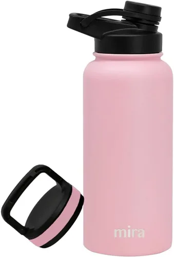 Miniatura 9 de MIRA - Botella de agua deportiva de acero inoxidable con aislante, termo de metal que mantiene el frío durante 24 horas y el calor durante 12 horas