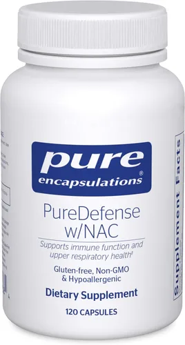 Miniatura 8 de Pure Encapsulations PureDefense con NAC Mejora la defensa inmunológica de primera línea y la salud respiratoria superior 20 cápsulas