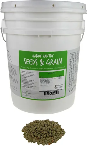 Miniatura 9 de Handy Pantry Brand - Semilla orgánica certificada para germinar guisantes verdes secos – 1 libra – Guisante verde para brotes, plantación de jardín