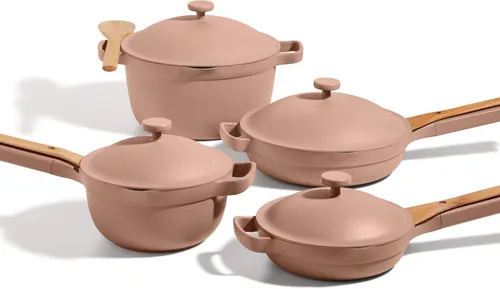 Our Place Juego de utensilios de cocina – Kit de 13 piezas que incluye la sartén siempre, olla perfecta y espátulas | Multifuncional, antiadherente