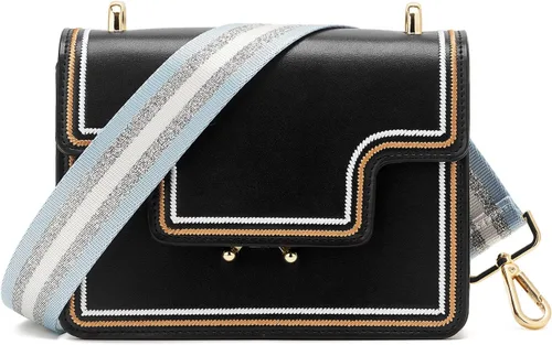 Miniatura 226 de ZOOEASS - Correa de repuesto para cartera, para colgar en el hombro o para cruzar, ancha y ajustable, de lona