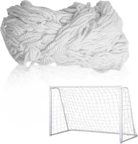 Red de portería de fútbol, redes de repuesto para portería de fútbol deportivo, red de poste de portería de fútbol de tamaño completo para