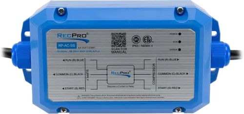Miniatura 2 de RecPro RV AC Soft Starter Reduce el arranque de corriente en un 75% Arranque silencioso Indicadores de falla LED Resistente al clima IP65