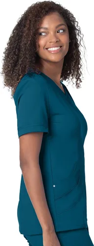 Miniatura 2 de Landau Women's Ultimate Soft Stretch Medical Sweetheart Neck Scrub Top