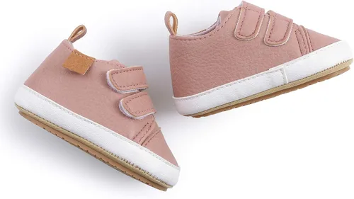 Miniatura 6 de SOFMUO Zapatos deportivos de piel sintética para bebés, niños y niñas, con suela de goma suave, mocasines Oxford para recién nacidos