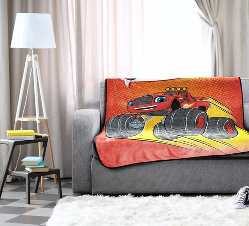 Miniatura 6 de Jay Franco Manta de felpa – 46 x 60 pulgadas para niños, manta de forro polar suave y acogedora para dormitorio y sofá, producto con licencia Rojo