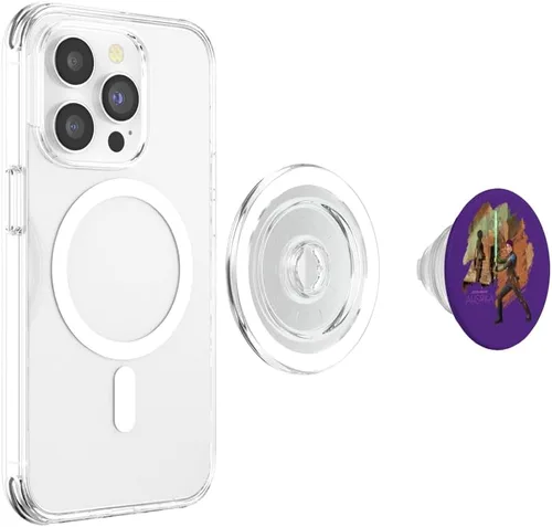Miniatura 4 de Star Wars Ahsoka - Mural de Sabine Wren y sable de luz PopSockets MagSafe PopGrip para iPhone