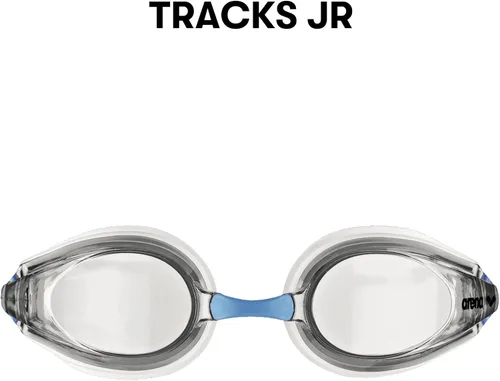 Miniatura 3 de ARENA Tracks Gafas de Natación Esenciales para Carreras Unisex para Niños y Niñas, Jóvenes Nadadores, 6-12 años, Antiempañamiento, Lentes No Espejo