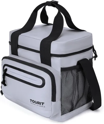 Miniatura 9 de TOURIT Lonchera grande de 14L con aislamiento para almuerzo, enfriador de comida para hombres y mujeres, color negro Camuflaje