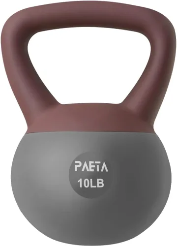 PAETA Pesa rusa suave para fitness en casa – Agarre antideslizante y diseño de mango ancho, juego de pesa rusa suave, impacto suave y amigable con