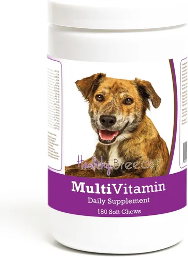 Miniatura 75 de Healthy Breeds Bulldog francés multivitamínico suave masticable para perros 180
