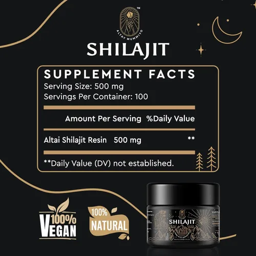 Miniatura 3 de ALTAY MUMMIYO Resina de Shilajit con Ácido Fúlvico y Minerales Traza, Shilajit Siberiano Original Puro con Suplemento de Ácido Húmico 85+